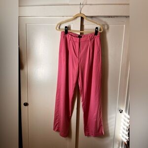 J. Crew Pink Wide Leg Pants